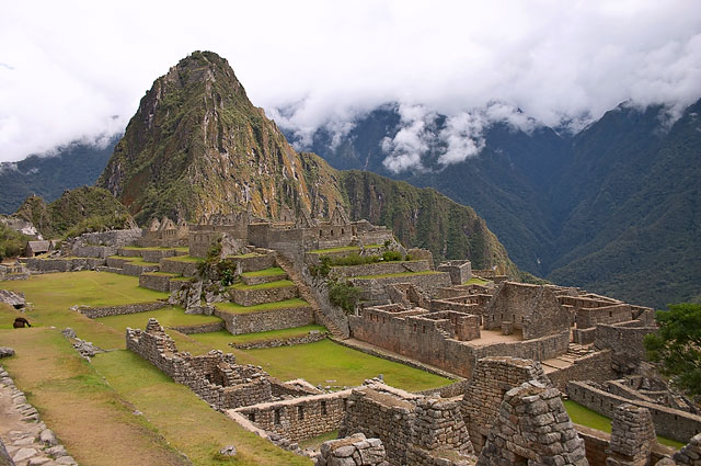 Superbe vue de Machu Picchu
